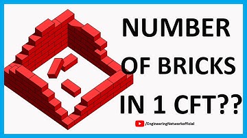 How Many bricks in One Cubic Feet (Explained) | Estimation of bricks | Engineering Network