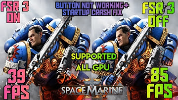 How To Install FSR 3 FG IN Warhammer 40000 Space Marine 2 All Gpu