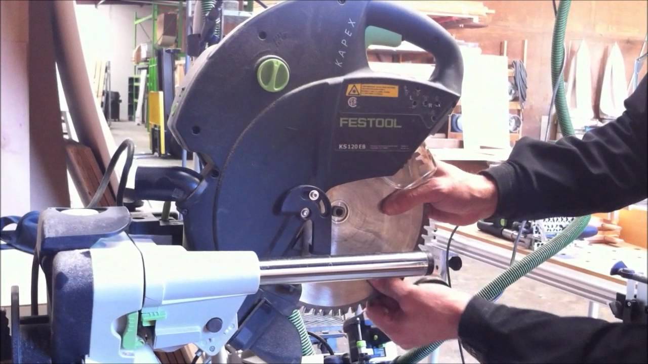 AWP Festool Kapex Blade Swap YouTube
