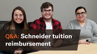 Schneiders tuition reimbursement options - Truck driver Q&A with Schneider Recruiters