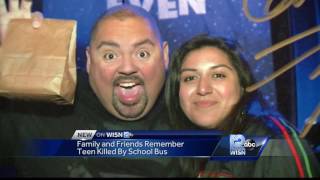 Vigil held for teen hit, killed by school bus