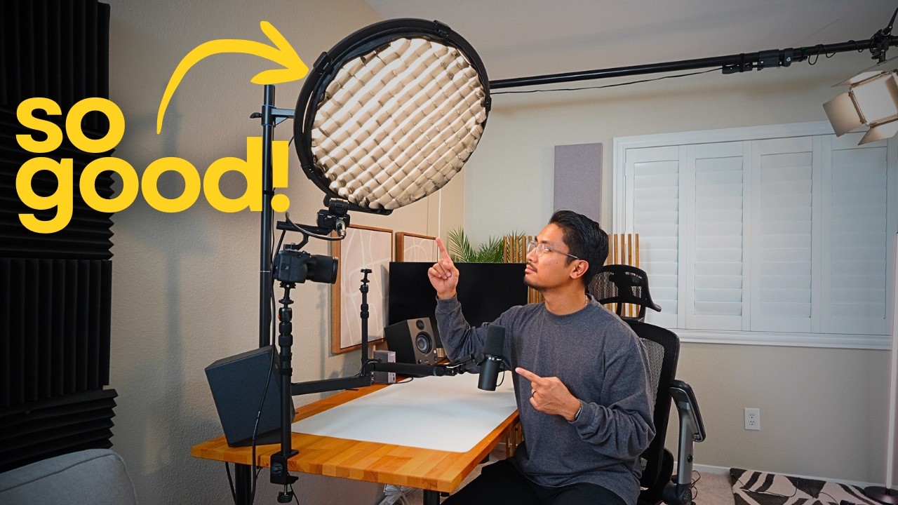 Лучшая настольная лампа для ютуберов? (Настройка Amaran Verge Max)