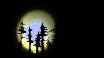 A shadow of a forest - Shadow puppets