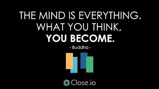 Sales motivation quote: The mind is everything. What you think, you become. - Buddha screenshot 5