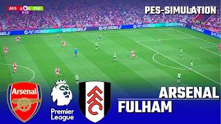 Arsenal vs Fulham FC | English Premier League | PES 21 Football Simulation