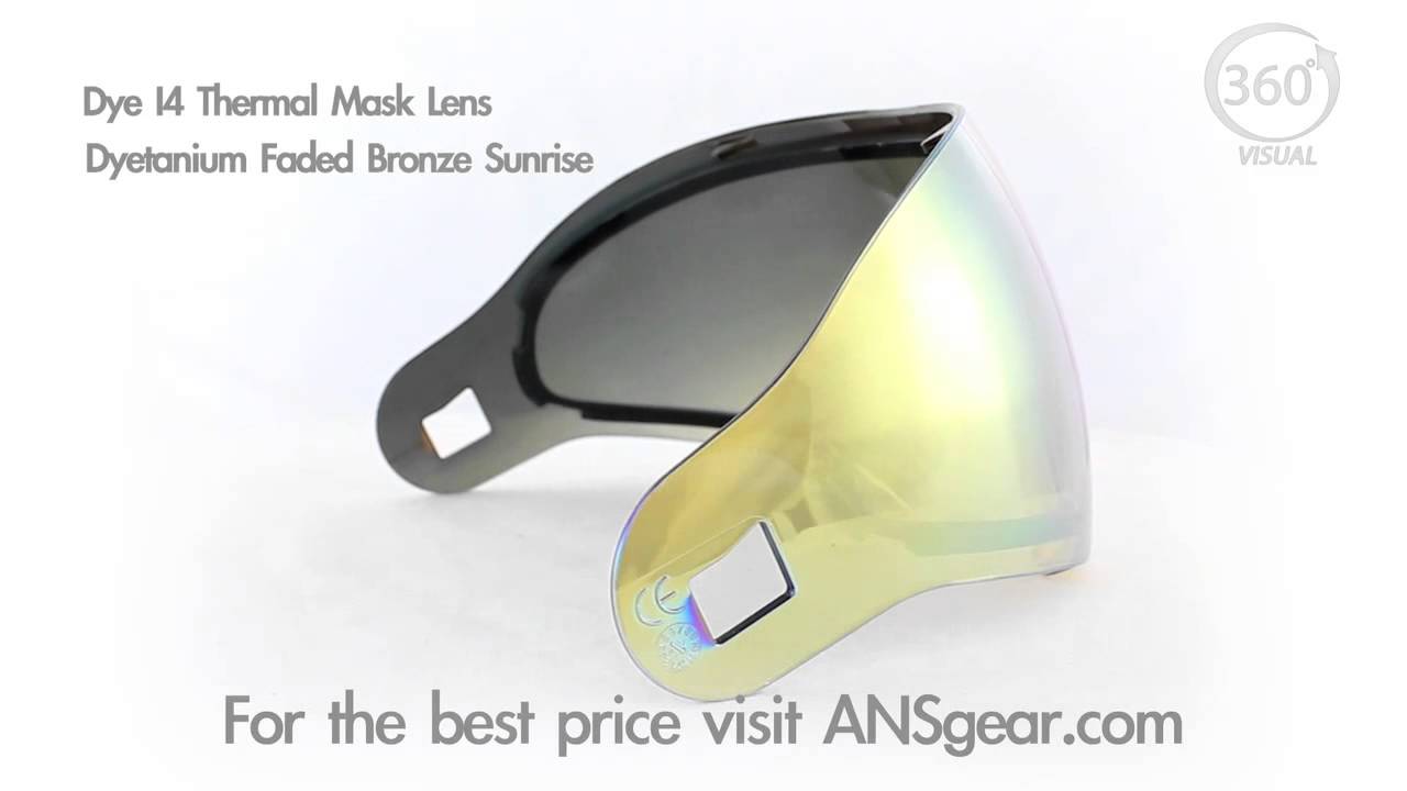 DYE I4 / I5 Maschera Termica Per Paintball (Dyetanium - Foto 5