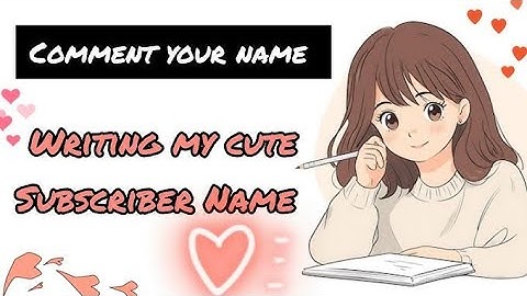 | writing my cute subscriber’s name / Comment your name😇 #mylive #live #livestream