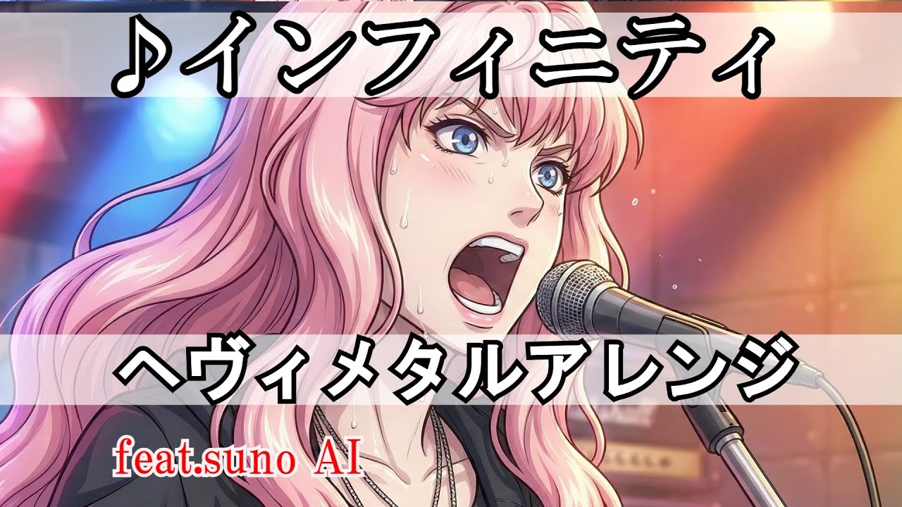 シェリル・ノーム(May'n)『インフィニティ』AIでヘヴィメタルアレンジにしてみた