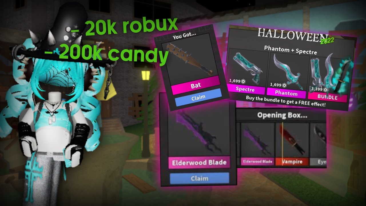 I UNBOXED THE NEW ELDERWOOD BLADE GODLY IN THE NEW HALLOWEEN EVENT (Roblox  Mm2) 