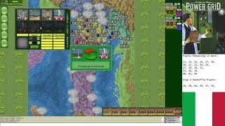 Power Grid - Italy 2-Player Game (Aqua-Yellow-Red), funkdoc vs. realrecord