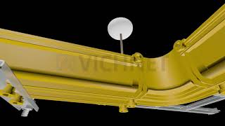 2）Vichnet Installation on Video for Fiber Cable Tray