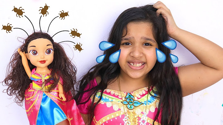 بنت شفا انعدت قمل في شعرها my doll caught lice in her hair