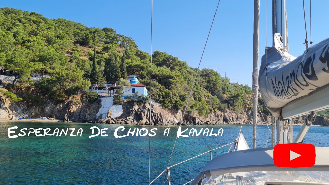 ⁣Grèce en voilier de Chios à Kavala