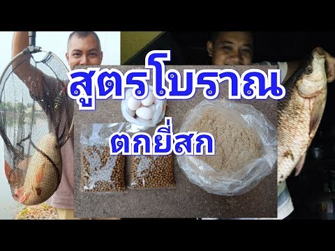 สูตรเหยื่อโบราณตกยี่สก