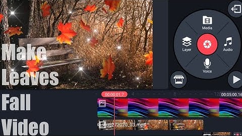 Leaves Fall /How To Make Leavesfall Video/How To Make Tree Leaves Falling Video In Kinemaster HINDI