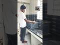 Modular Kitchen Sink Fitting! #washbasin #house #granite #countertop
