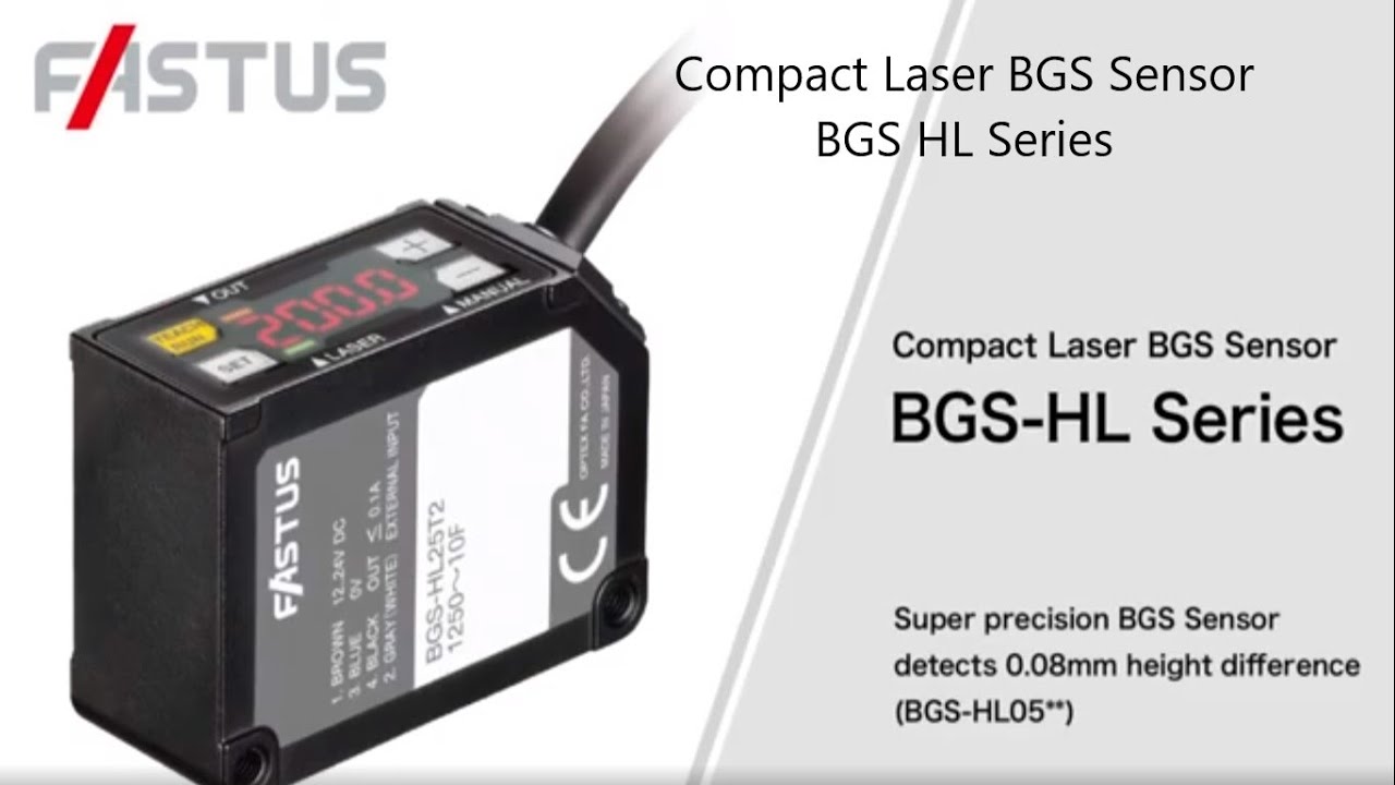 Compact Laser BGS Sensor BGS HL Series