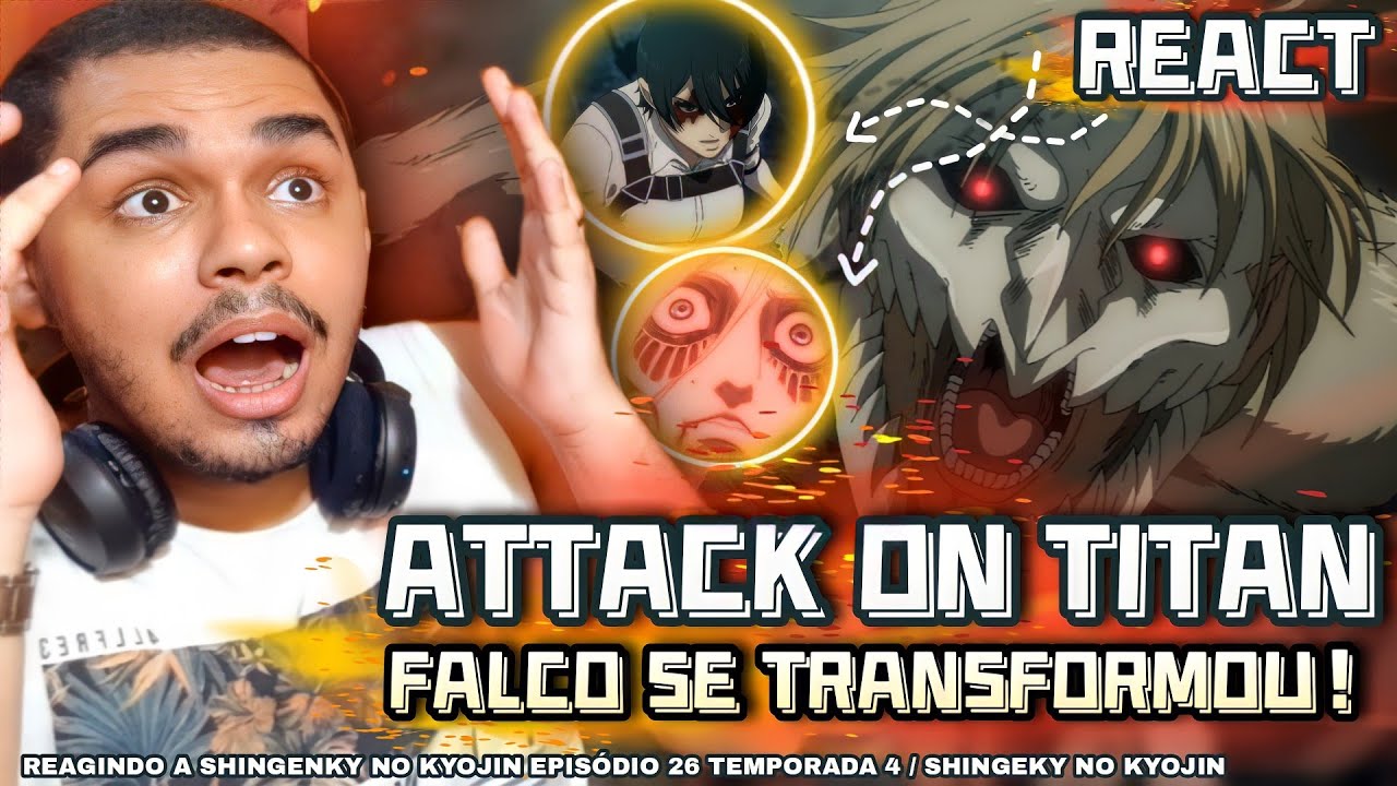 O ESTRONDO COMEÇA!! React Attack on Titan temporada 4 EP 28