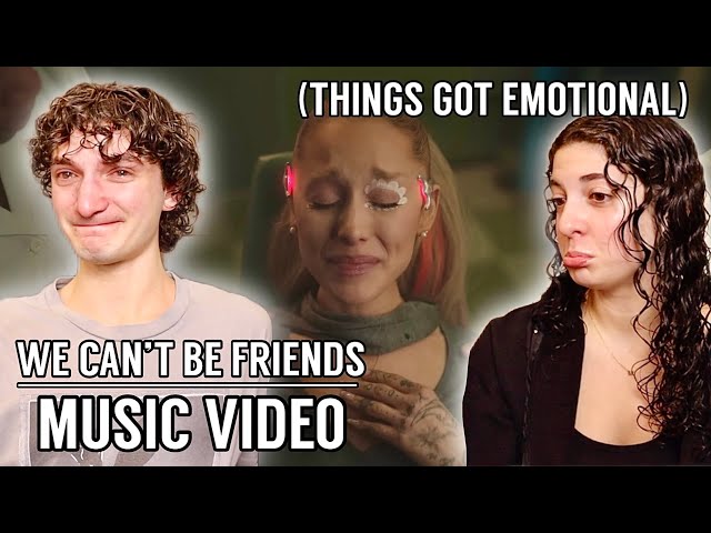 literally BAWLING to “WE CAN'T BE FRIENDS (WAIT FOR YOUR LOVE)” MUSIC VIDEO *REACTION* class=