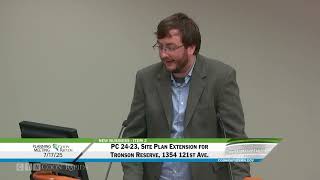 Planning Commission Meeting 7/17/25