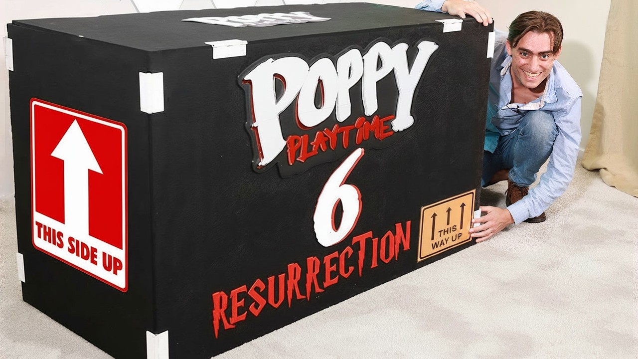 Распаковка предрелизной загадочной коробки Poppy Playtime Chapter 6!
