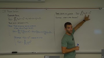 9.8 Power Series (Part 1)