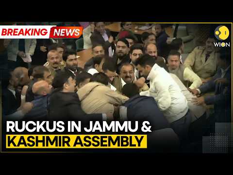 Jammu-Kashmir Assembly: BJP Members Oppose Manner of Taking in Resolution | WION Breaking