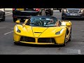 SuperCars in London 2020 - La Ferrari Aperta, SVJ, 620R!