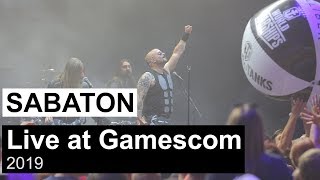 Sabaton performing Live from gamescom 2019 with Wargaming