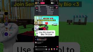 Auto Clicker for Liking on TikTok Live（Tutorial）#autoclicker #automation #tiktok #live #roblox