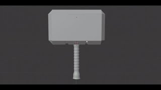 How To Make Thor's Hammer in Blender (Part 2/3)