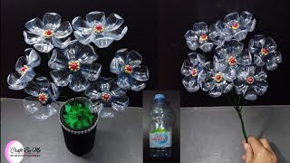 Cara Membuat Bunga dari Botol Bekas | Bunga Botol Bekas | Kerajinan Botol Bekas