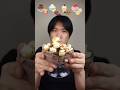 MAKAN ES KRIM DENGAN BERBAGAI SNACK SEBAGAI TOPPING #asmr #mukbang