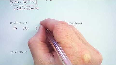 Factoring Trinomials by Guess and Check (when a is not 1)