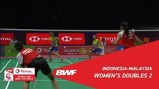 Download Lagu Uber Cup | WD2 | HARIS/PRADIPTA (INA) vs CHOW/HOO (MAS) | BWF 2018 MP3