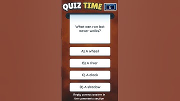 What can run but never walks?