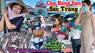 Gặp Con Gái Sóc Sờ Bai Quá Xinh Dễ Thương Ở Chợ Bông Sen Sóc Trăng