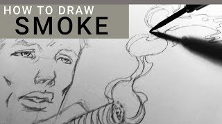 HOW TO DRAW SMOKE for Comic book art