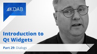 Introduction to Qt Widgets (Part 29) - Dialogs Guide