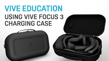 Using VIVE Focus 3 Charging Case
