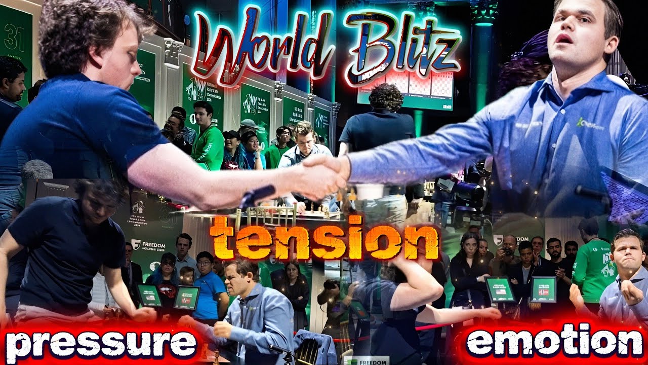 Quarterfinals!!! Magnus Carlsen Vs Hans Moke Niemann || Knockout Matchup World Blitz Champions