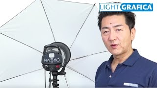 撮影機材ライトグラフィカ　モノブロックストロボ600wアンブレラセット