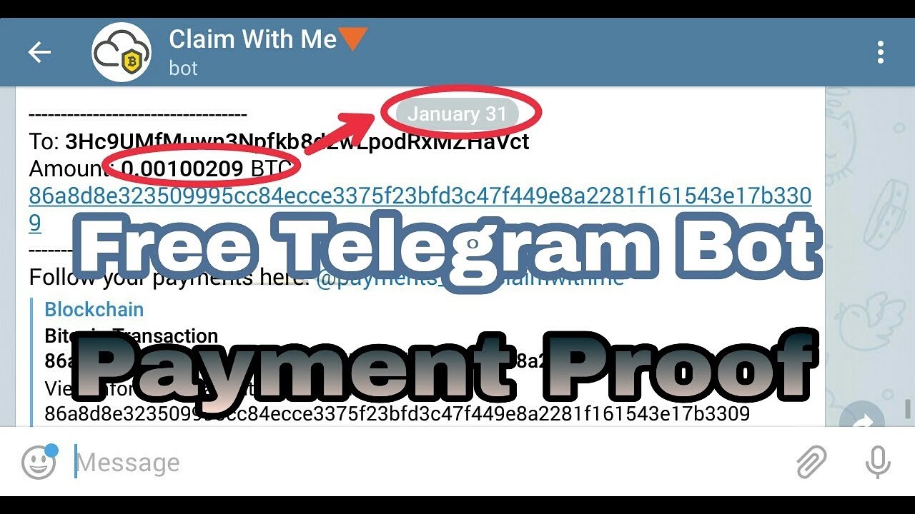 free bitcoin pay bot telegram