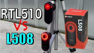 レーダー機能付きリアライトMagene L508とGARMIN RTL510を徹底比較！