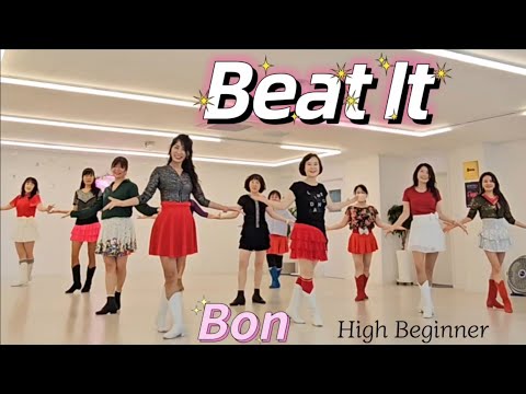Beat It - Line Dance (High Beginner) 