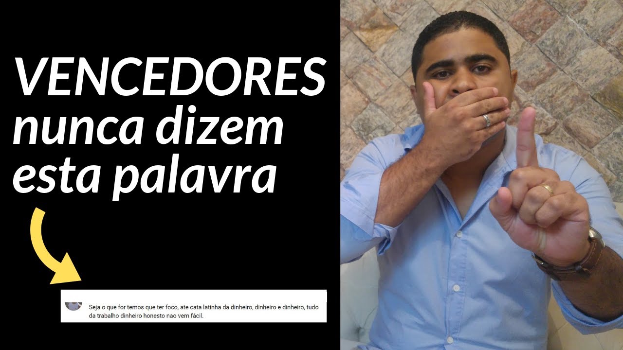 NUNCA MAIS REPITA ISSO, SE QUER VENCER NA VIDA! - YouTube