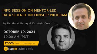 Info Session on Mentor-Led Data Science Internship Program