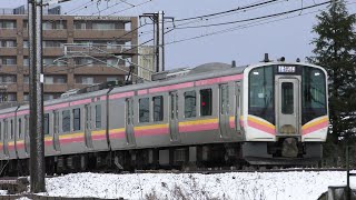 E129系B21編成信越本線上り普通426M【4K】吉田→新潟→長岡