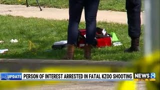 Person of interest arrested in fatal Kalamazoo shooting
