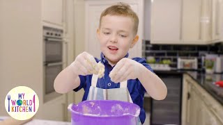 How to Make Izaac's Lancashire Chorley Cakes 🇬🇧 | My World Kitchen 
